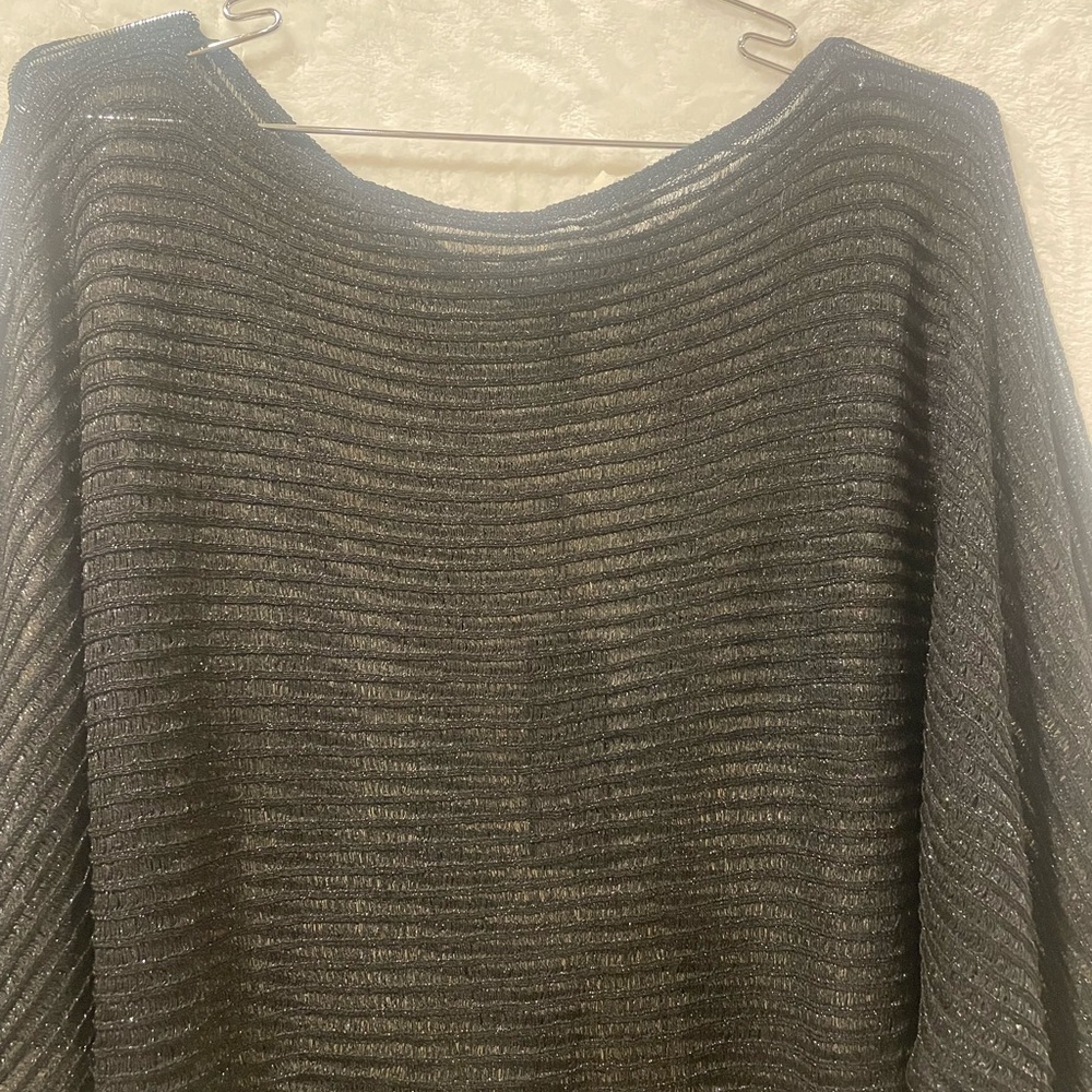 BCBGMAXAZRIA Black Ribbed Sweater (1) - Picture 5 of 8
